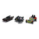 Jada Nano Hollywood Rides Batmobile Batcycle Jokermobile - Roket Oyuncak
