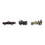 Jada Nano Hollywood Rides Batmobile Batcycle Jokermobile - Roket Oyuncak
