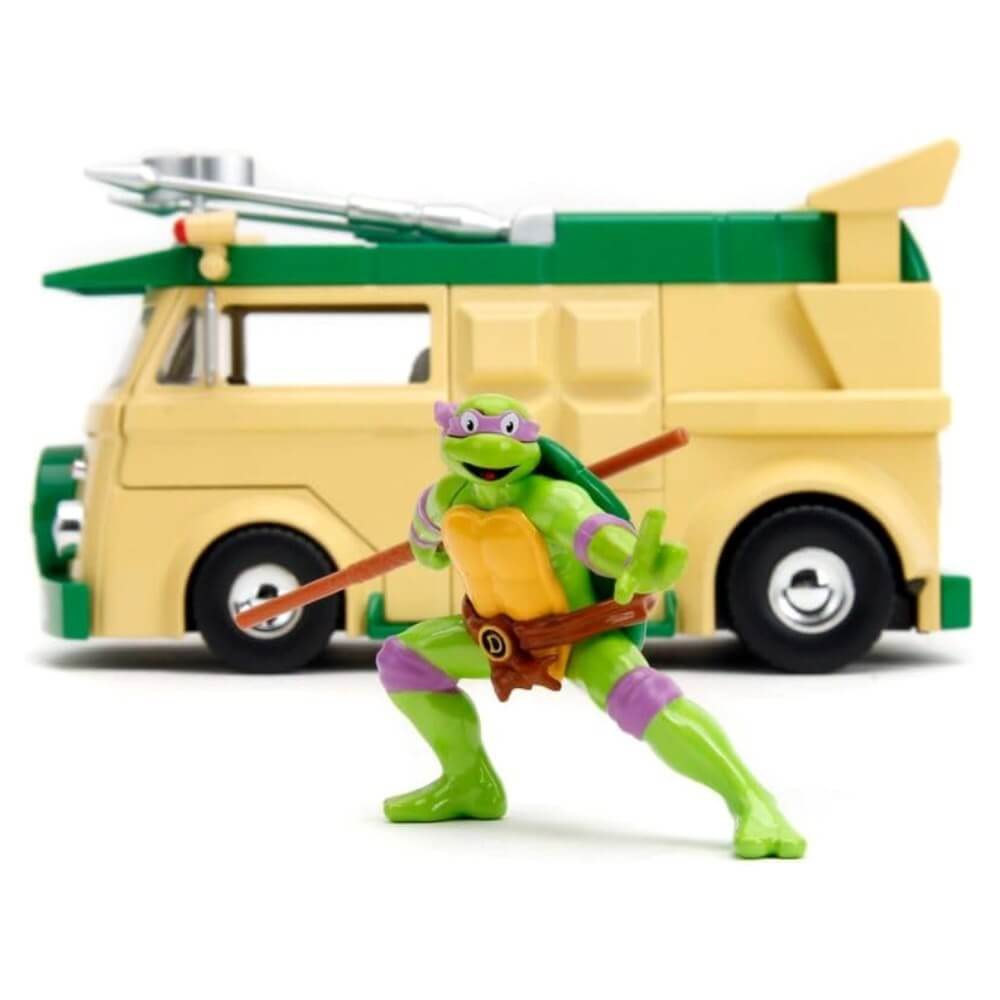 Jada Ninja Kaplumbağalar Donatello Party Wagon Araç ve Figür - Roket Oyuncak