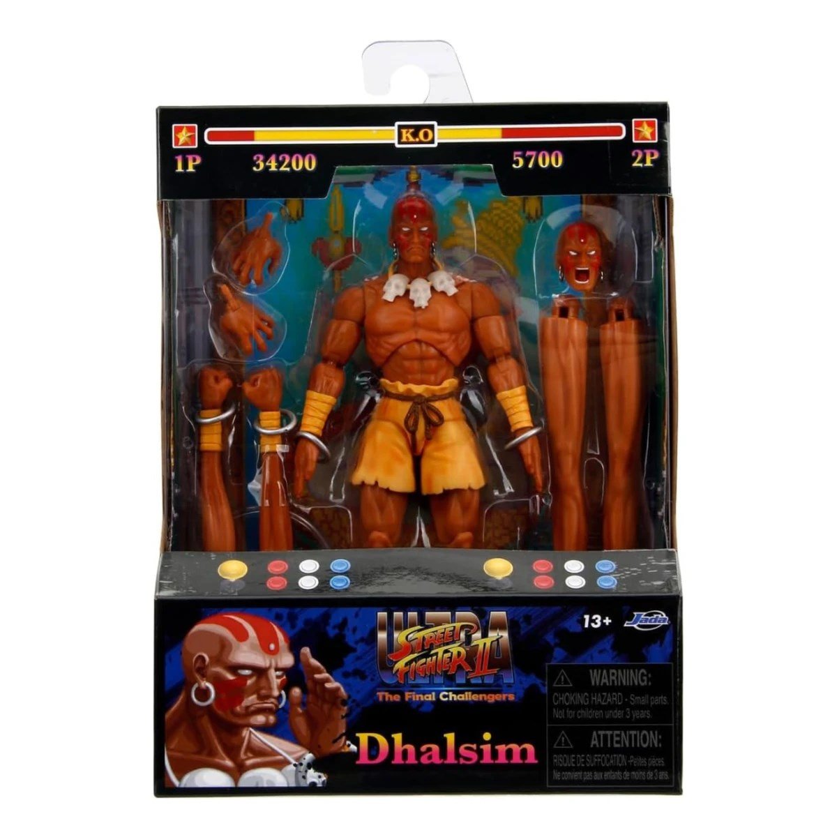 Jada Street Fighter II Dhalsim 15 Cm Aksiyon Figürü - Roket Oyuncak