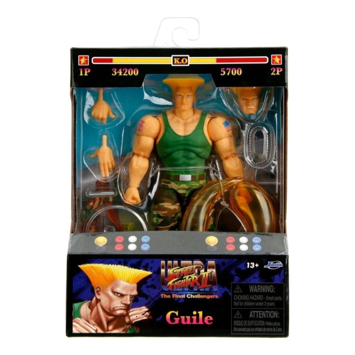 Jada Street Fighter II Guile 15 Cm Figür 253252032 - Roket Oyuncak
