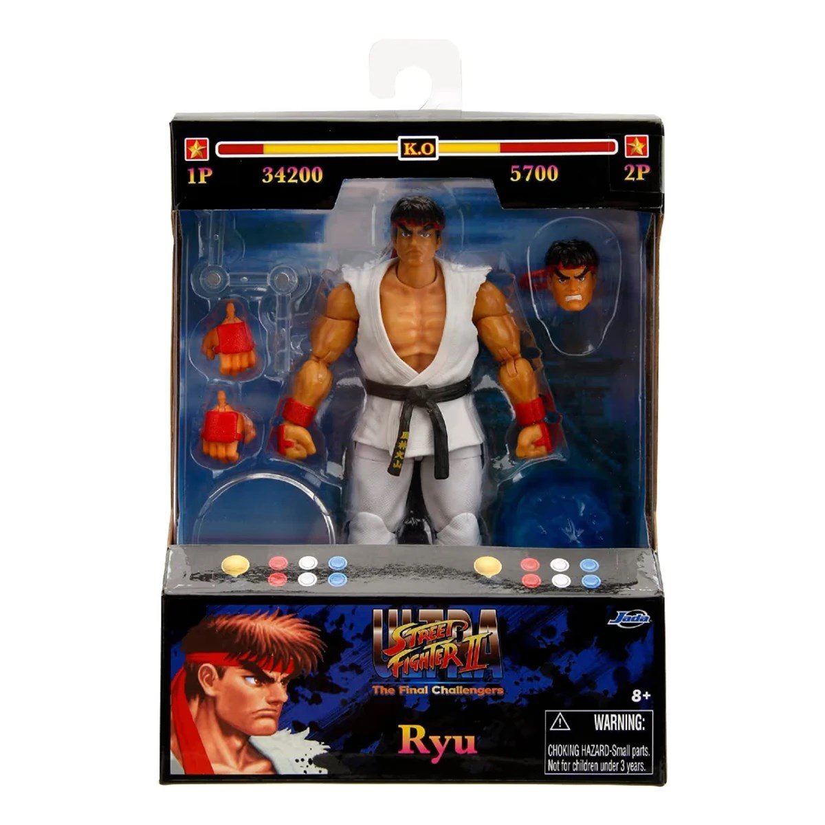 Jada Street Fighter II Ryu 15 Cm Aksiyon Figürü - Roket Oyuncak