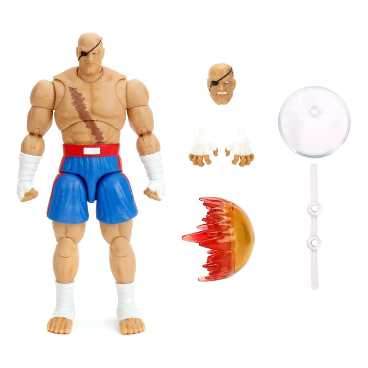 Jada Street Fighter II Sagat 19 Cm Figür - Roket Oyuncak