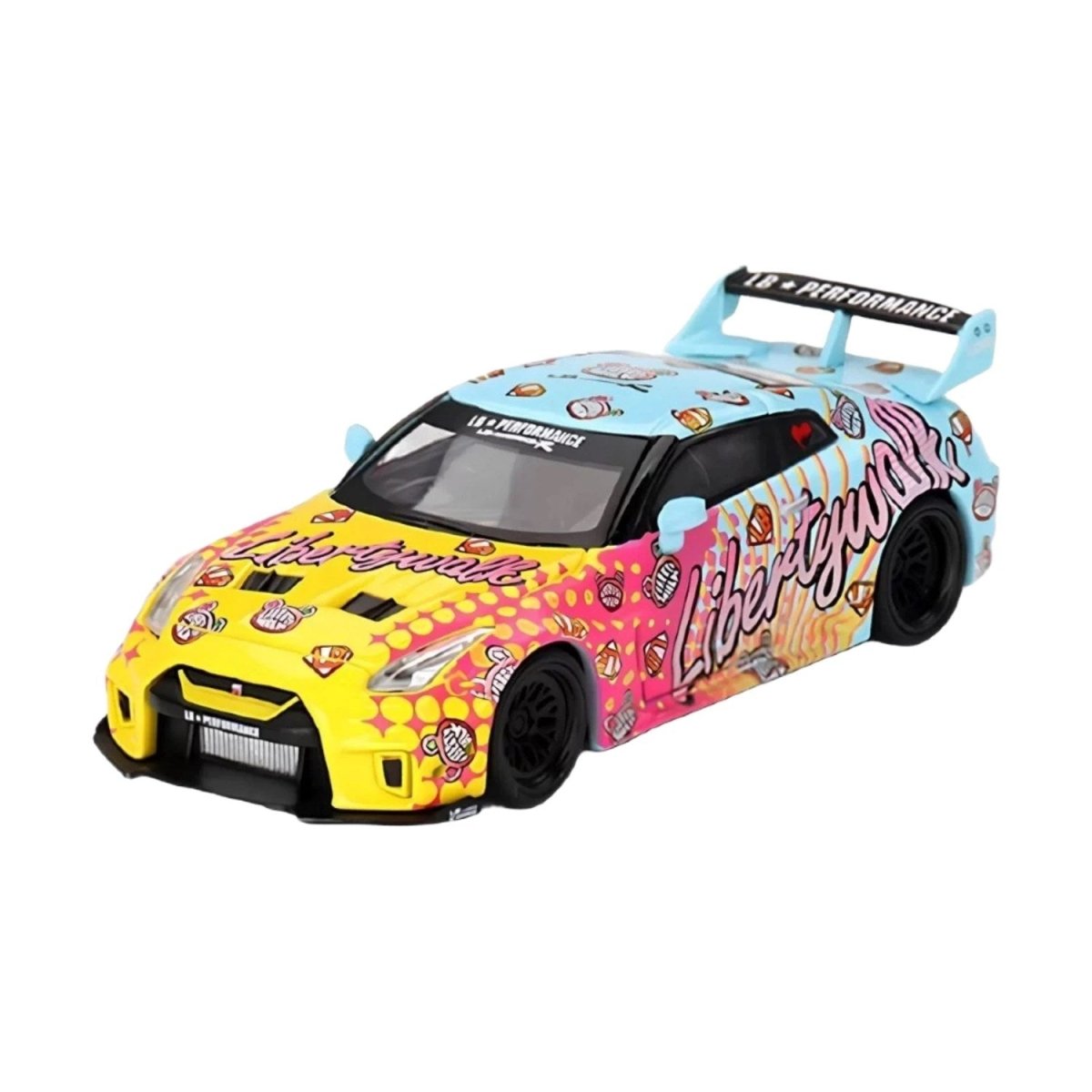 LB - Silhouette Works Gt Nissan 35GT - RR Ver1 LBWK Kuma 1:64 Diecast Model Araba - Roket Oyuncak
