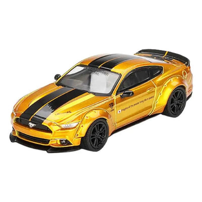 LB - Works Ford Mustang LB Gold LHD 1:64 Diecast Model Araba - Roket Oyuncak