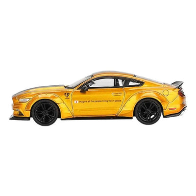 LB - Works Ford Mustang LB Gold LHD 1:64 Diecast Model Araba - Roket Oyuncak