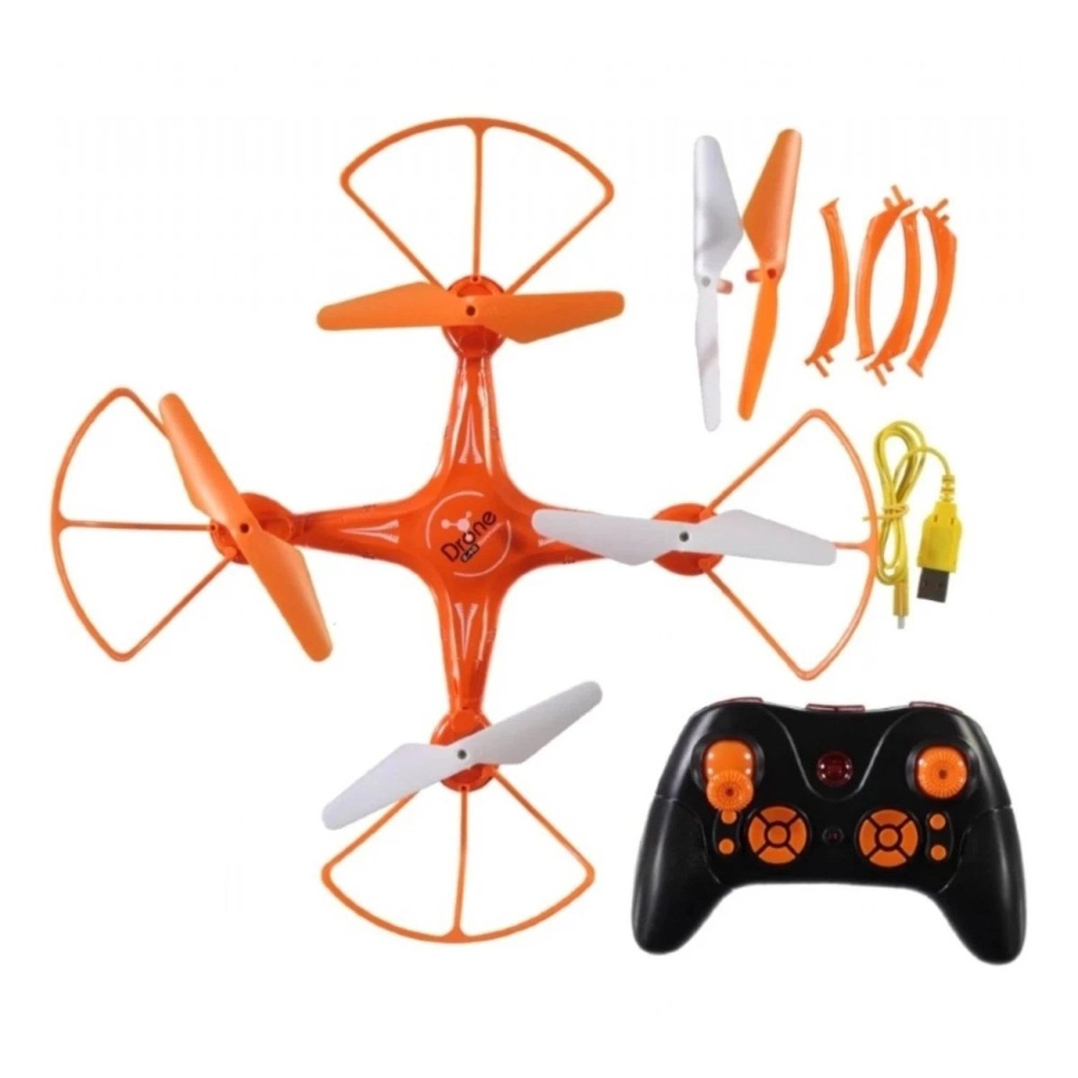 Lead Honor H010 Uzaktan Kumandalı Drone 32 Cm Turuncu - Roket Oyuncak