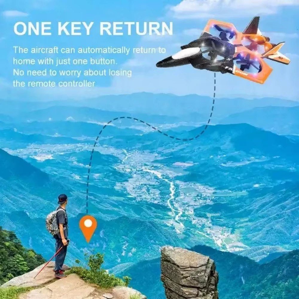 Lead Honor Uzaktan Kumandalı Drone Uçak LH - X72 - 3 Mavi - Roket Oyuncak