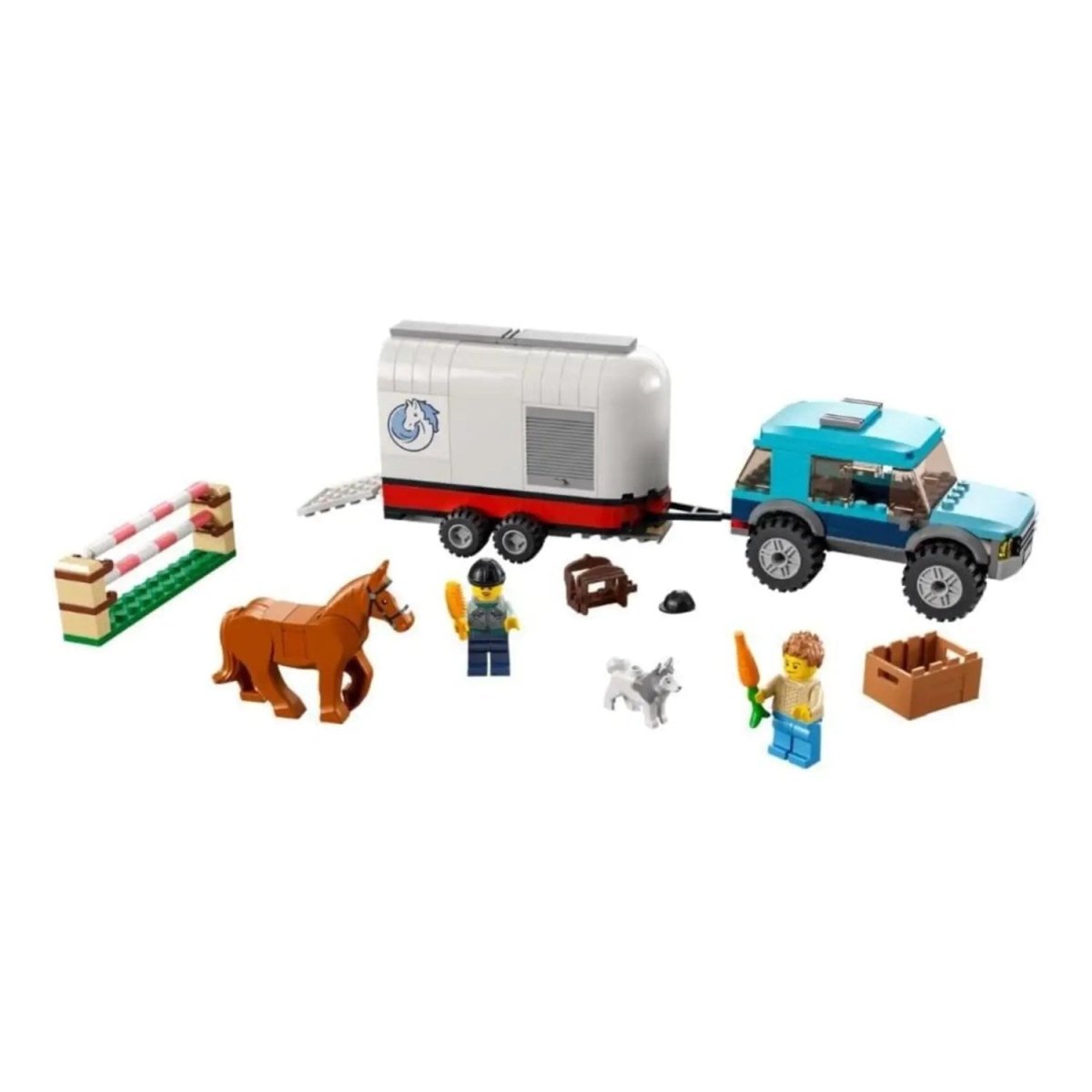 LEGO City At Nakliye Aracı 60327 - 6 Yaş ve Üzeri Çocuklar için Nakliye Oyuncağı Yapım Seti (196 Parça) - Roket Oyuncak