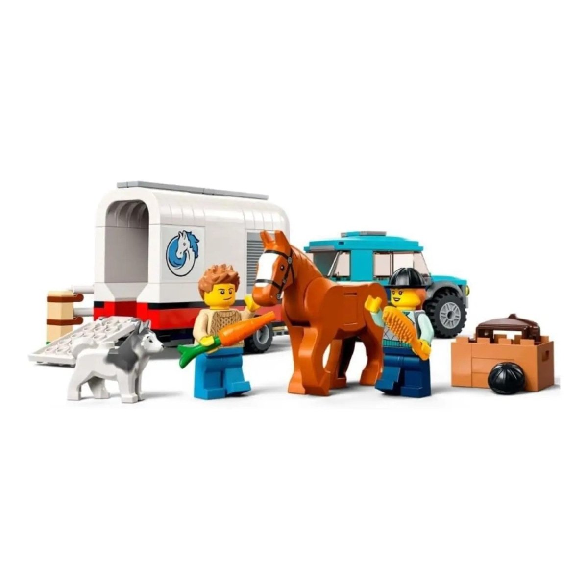 LEGO City At Nakliye Aracı 60327 - 6 Yaş ve Üzeri Çocuklar için Nakliye Oyuncağı Yapım Seti (196 Parça) - Roket Oyuncak