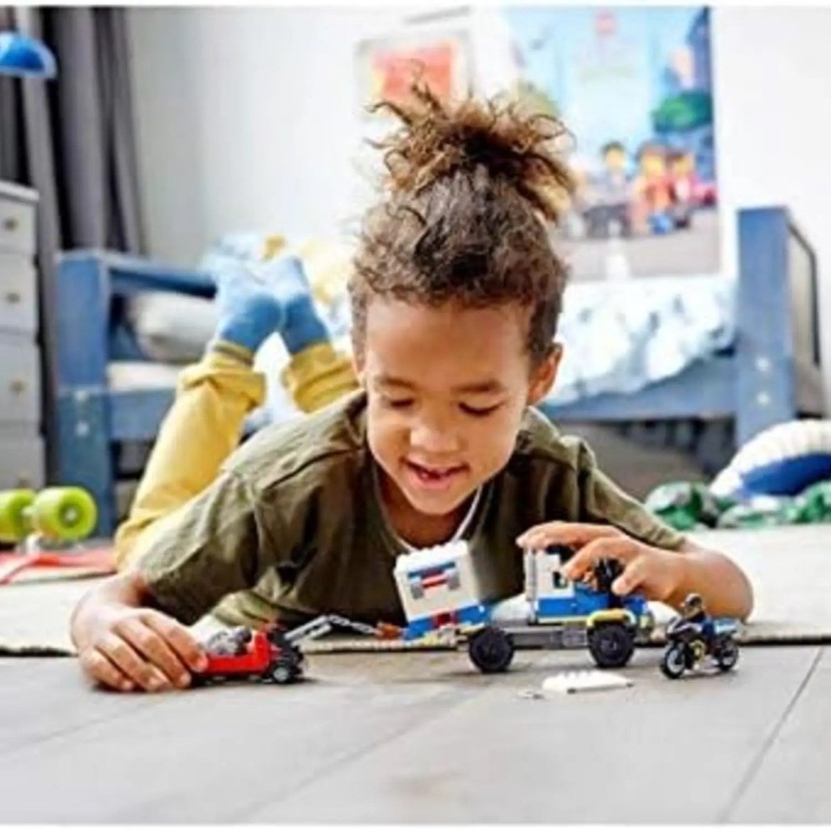 LEGO City Mahkum Nakliye Aracı 60276 Yapım Seti Çocuklar için Harika bir Polis Oyuncağı (244 Parça) - Roket Oyuncak