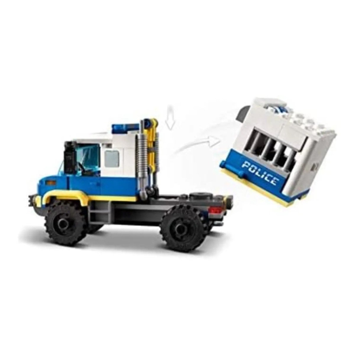 LEGO City Mahkum Nakliye Aracı 60276 Yapım Seti Çocuklar için Harika bir Polis Oyuncağı (244 Parça) - Roket Oyuncak