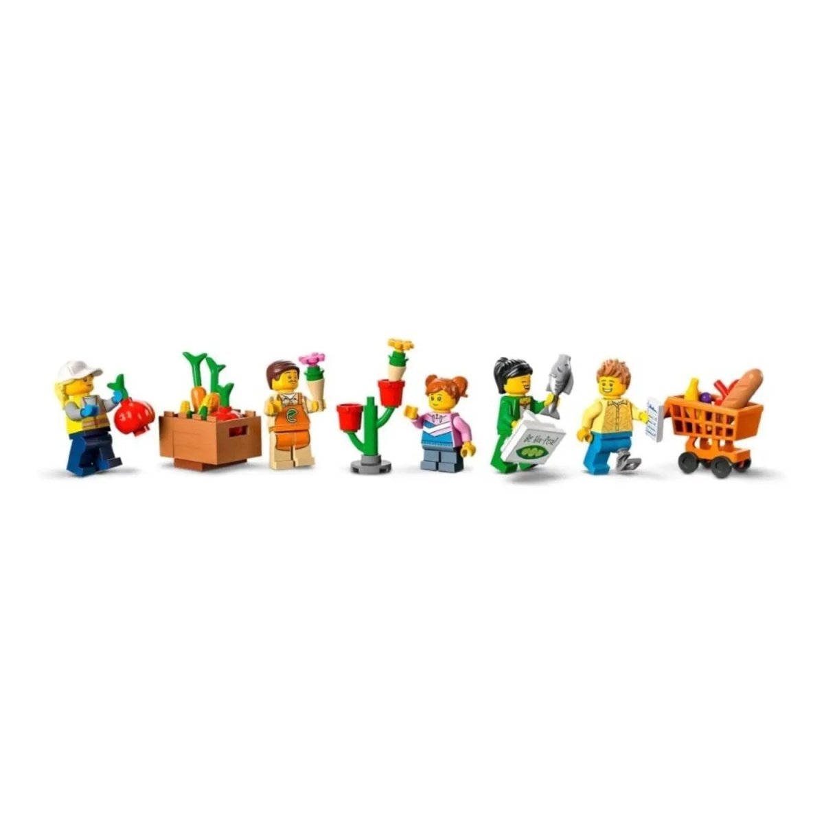 LEGO City Market 60347 - 6 Yaş ve Üzeri Çocuklar için Zengin Özelliklerle Dolu bir Dükkan İçeren Oyuncak Yapım Seti (404 Parça) - Roket Oyuncak