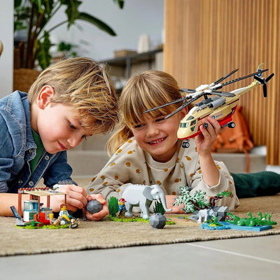 LEGO City Vahşi Hayvan Kurtarma Operasyonu 60302 - Hayvan Seven Çocuklar için Yaratıcı Oyuncak Yapım Seti (525 Parça) - Roket Oyuncak