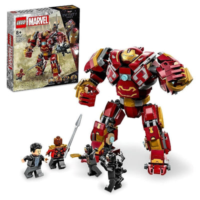 LEGO Marvel Hulkbuster: Wakanda Savaşı 76247 - 8 Yaş ve Üzeri Çocuklar için Robot ve Minifigürler İçeren Yaratıcı Oyuncak Yapım Seti (385 Parça) - Roket Oyuncak