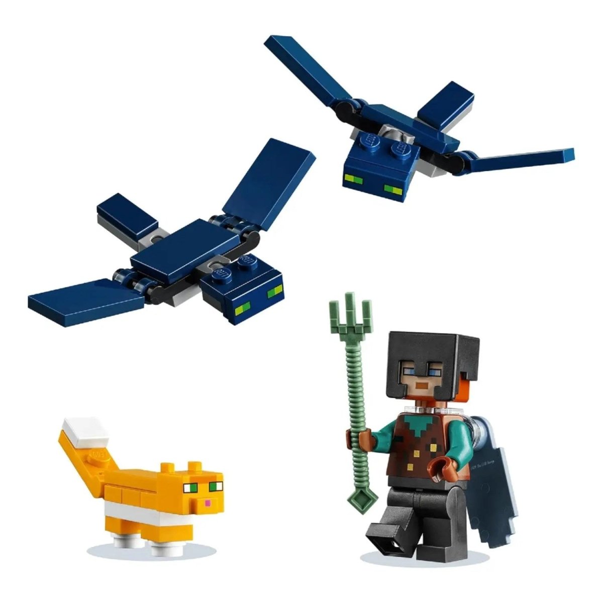 LEGO Minecraft Gökyüzü Kulesi 21173 - Bir Pilot, 2 Uçan Hayalet ve bir Kedi İçeren Eğlenceli Uçan Adalar Oyuncak Yapım Seti (565 Parça) - Roket Oyuncak
