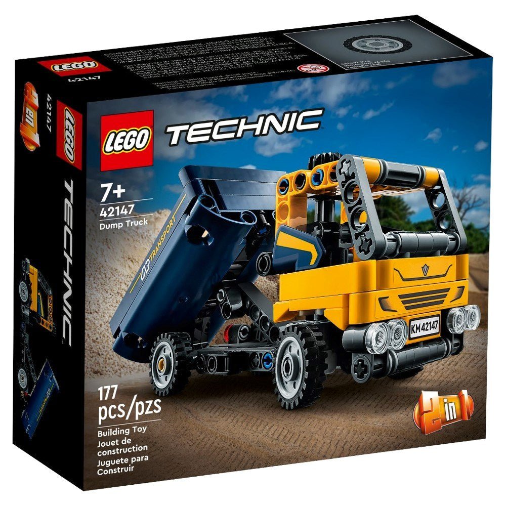LEGO Technic Damperli Kamyon 42147 - İnşaat Oyuncaklarını Seven 7 Yaş ve Üzeri Çocuklar için Oyuncak Yapım Seti (177 Parça) - Roket Oyuncak