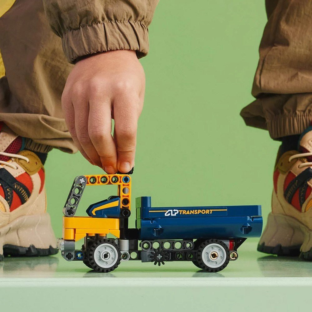 LEGO Technic Damperli Kamyon 42147 - İnşaat Oyuncaklarını Seven 7 Yaş ve Üzeri Çocuklar için Oyuncak Yapım Seti (177 Parça) - Roket Oyuncak