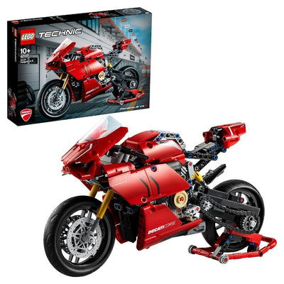 LEGO Technic Ducati Panigale V4 R 42107 - 10 Yaş ve Üzeri Yüksek Performanslı Oyuncak Seven Çocuklar için Koleksiyonluk Model Yapım Seti (646 Parça) - Roket Oyuncak