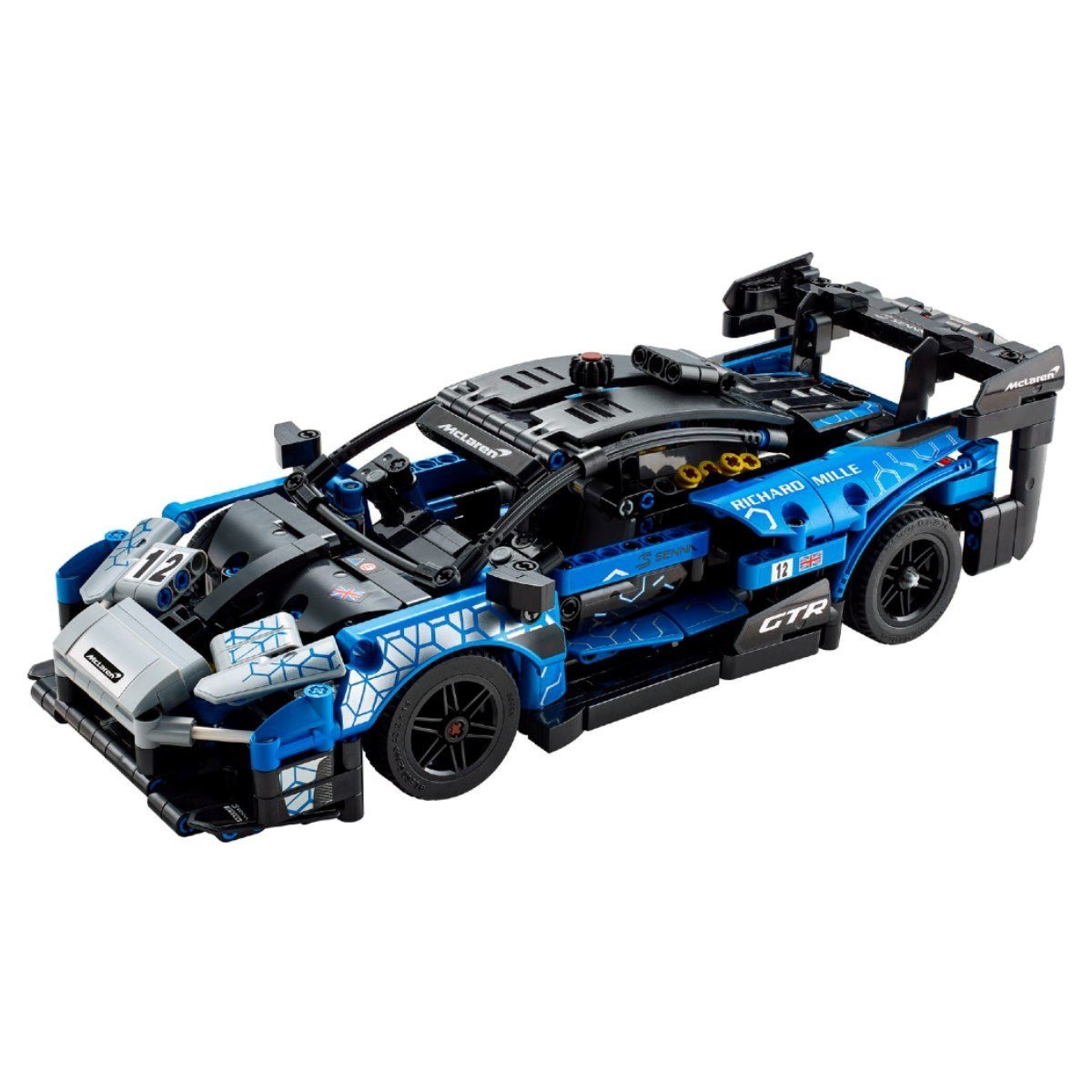 LEGO Technic McLaren Senna GTR 42123 - 10 Yaş ve Üzeri Yüksek Performanslı Araçları Seven Çocuklar için Koleksiyonluk Model Yapım Seti (830 Parça) - Roket Oyuncak