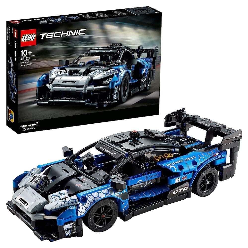 LEGO Technic McLaren Senna GTR 42123 - 10 Yaş ve Üzeri Yüksek Performanslı Araçları Seven Çocuklar için Koleksiyonluk Model Yapım Seti (830 Parça) - Roket Oyuncak