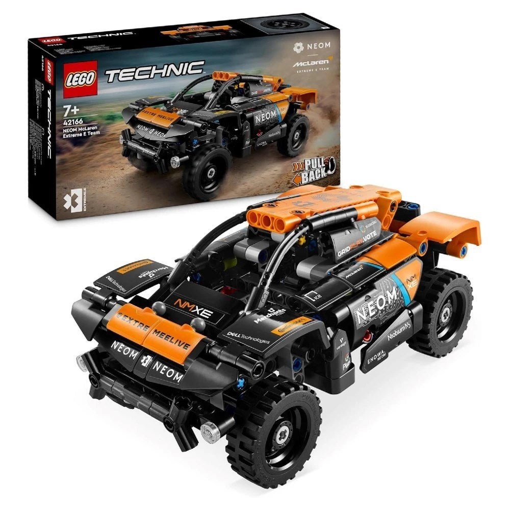 LEGO Technic NEOM McLaren Extreme E Yarış Arabası 42166 252 Parçalı, Çek-Bırak Fonksiyonlu Arazi Yarış Aracı Seti - Roket Oyuncak