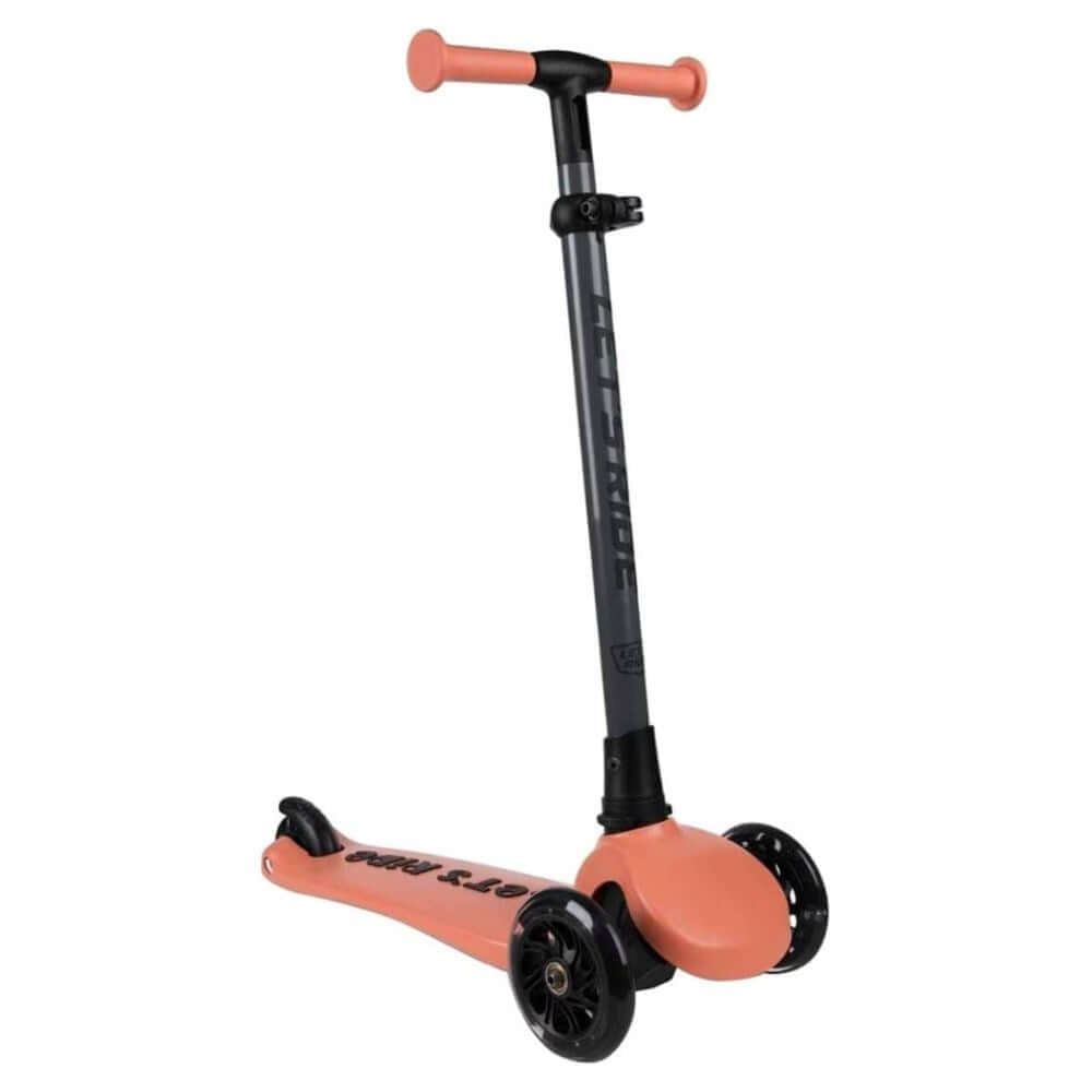 Let's Ride 3 Tekerlekli Katlanabilir Işıklı Scooter Somon - Roket Oyuncak