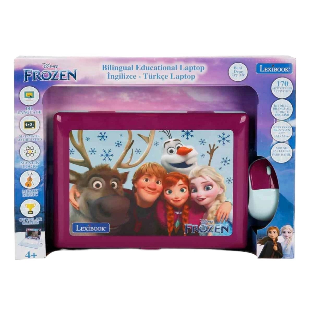 Lexibook Frozen İngilizce Türkçe Laptop - Roket Oyuncak