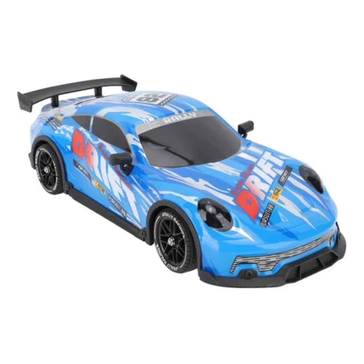 Light Drift 4WD 1:16 Ölçekli, Işıklı, Çift Lastik Setli ve 7.4V Yüksek Güçlü Şarjlı Uzaktan Kumandalı Drift Arabası (Mavi) - Roket Oyuncak