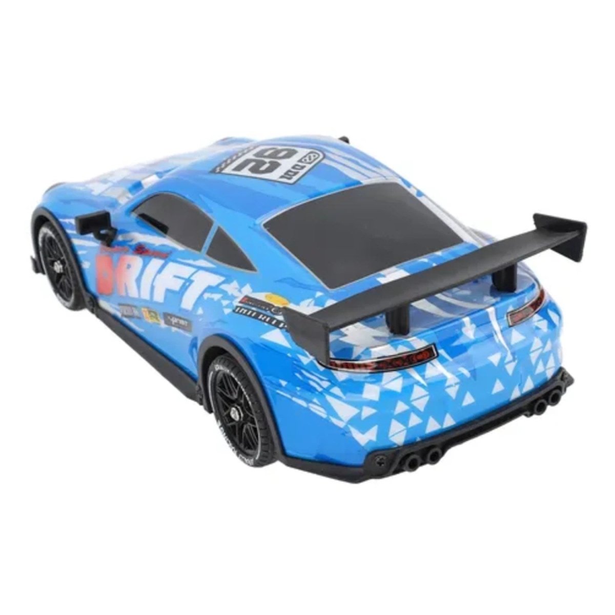 Light Drift 4WD 1:16 Ölçekli, Işıklı, Çift Lastik Setli ve 7.4V Yüksek Güçlü Şarjlı Uzaktan Kumandalı Drift Arabası (Mavi) - Roket Oyuncak