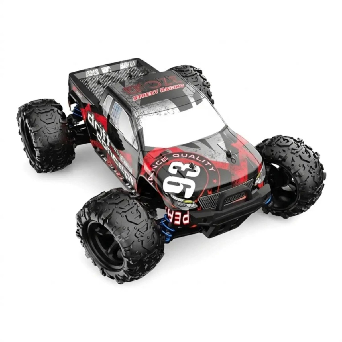 Lightning Speed Racing 1:18 4x4 Brushless Profesyonel RC Araba (60 KM/H) Kırmızı - Roket Oyuncak