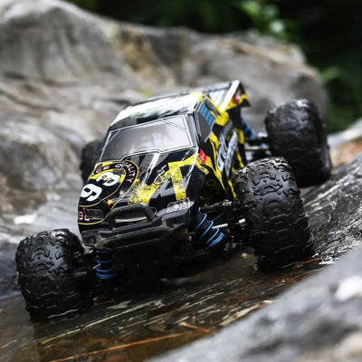 Lightning Speed Racing 1:18 4x4 Brushless Profesyonel RC Araba (60 KM/H) Sarı - Roket Oyuncak