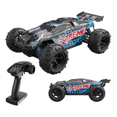 Lightning Speed Racing 1:18 4x4 Brushless RC Araba (60 KM/H) Mavi - Roket Oyuncak