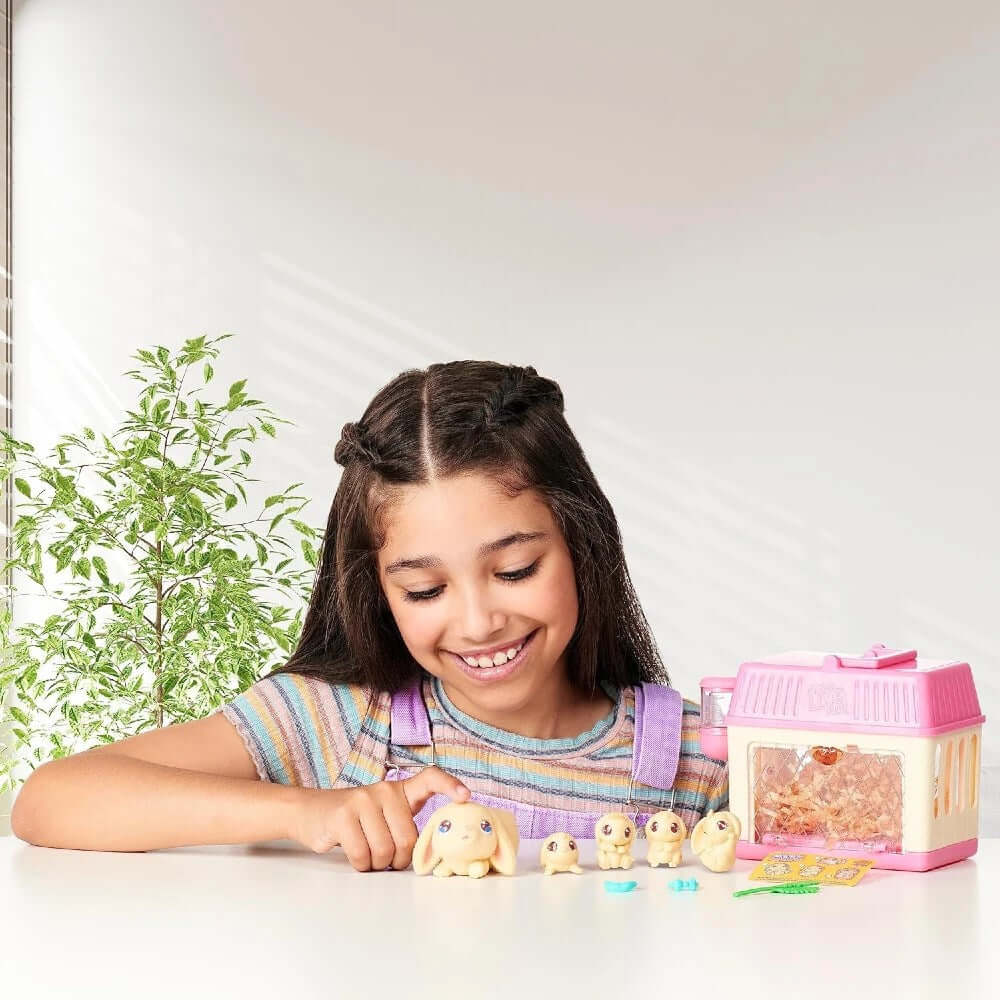 Little Live Pets Anne ve Yavruları Mini Tavşan Oyun Seti - Roket Oyuncak