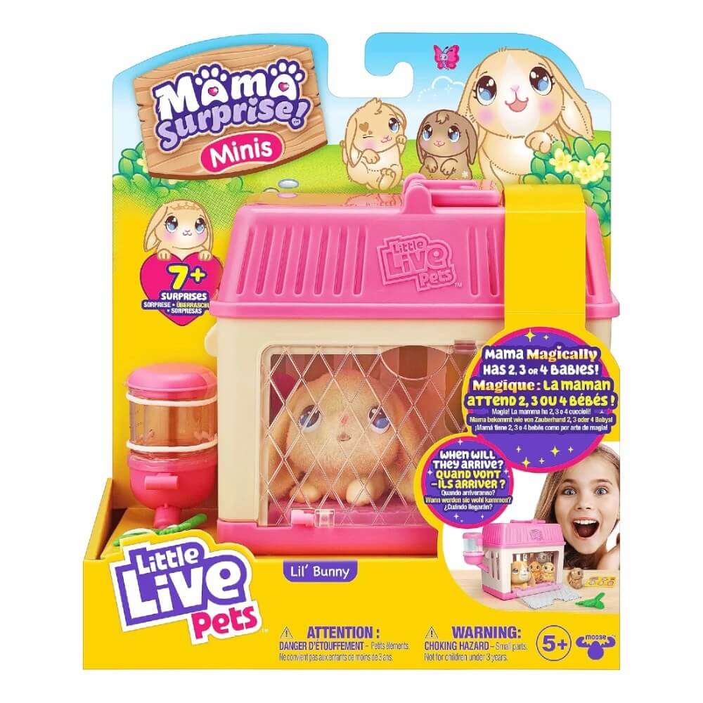 Little Live Pets Anne ve Yavruları Mini Tavşan Oyun Seti - Roket Oyuncak