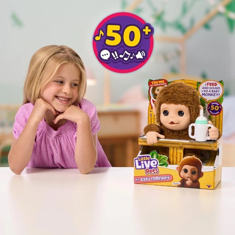 Little Live Pets Yavru Maymun Mango LP500000 - Roket Oyuncak