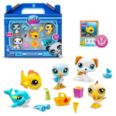 Littlest Pet Shop Minişler 5 li Figür Seti S1 Minişler Tatilde - Roket Oyuncak