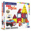 MAGNA-TILES Fire Rescue İtfaiye Manyetik Bloklar 27 Parçalı Çek-Bırak Araçlı ve Aksiyon Figürlü Macera Seti - Roket Oyuncak