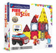 MAGNA-TILES Fire Rescue İtfaiye Manyetik Bloklar 27 Parçalı Çek-Bırak Araçlı ve Aksiyon Figürlü Macera Seti - Roket Oyuncak