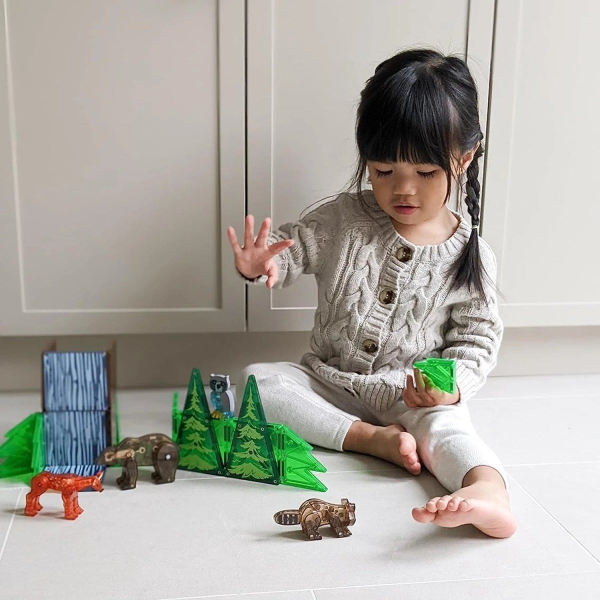 Magna Tiles Manyetik Bloklar Orman Hayvanları 25 Parça - Roket Oyuncak