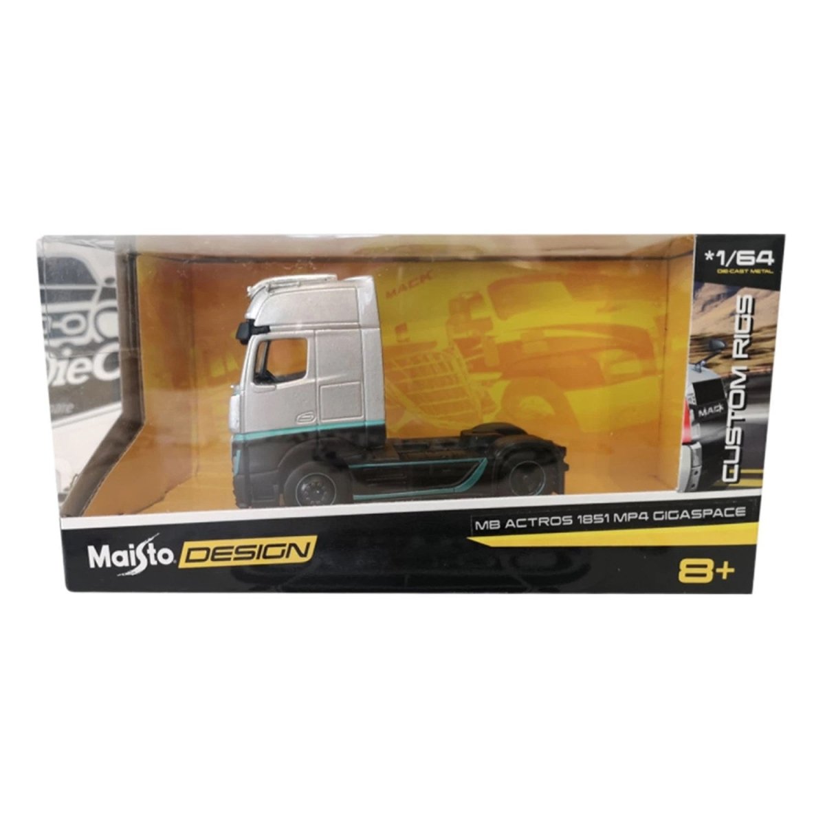 Maisto Design Custom Rigs Mercedes Benz Actros 1851 Gri - Roket Oyuncak