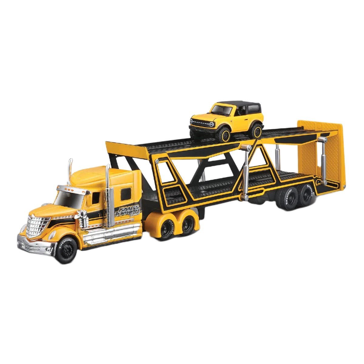 Maisto Design Seri Taşıyıcı Tırlar LoneStar & '21 Ford Bronco - Roket Oyuncak
