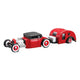 Maisto Design Tow Go 1969 Ford Model A & Traveler Trailer - Roket Oyuncak
