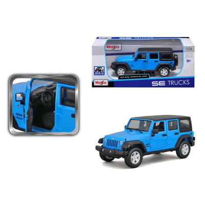 Maisto Se Trucks 15 Jeep Wrangler Unlimited Model Araba Mavi - Roket Oyuncak