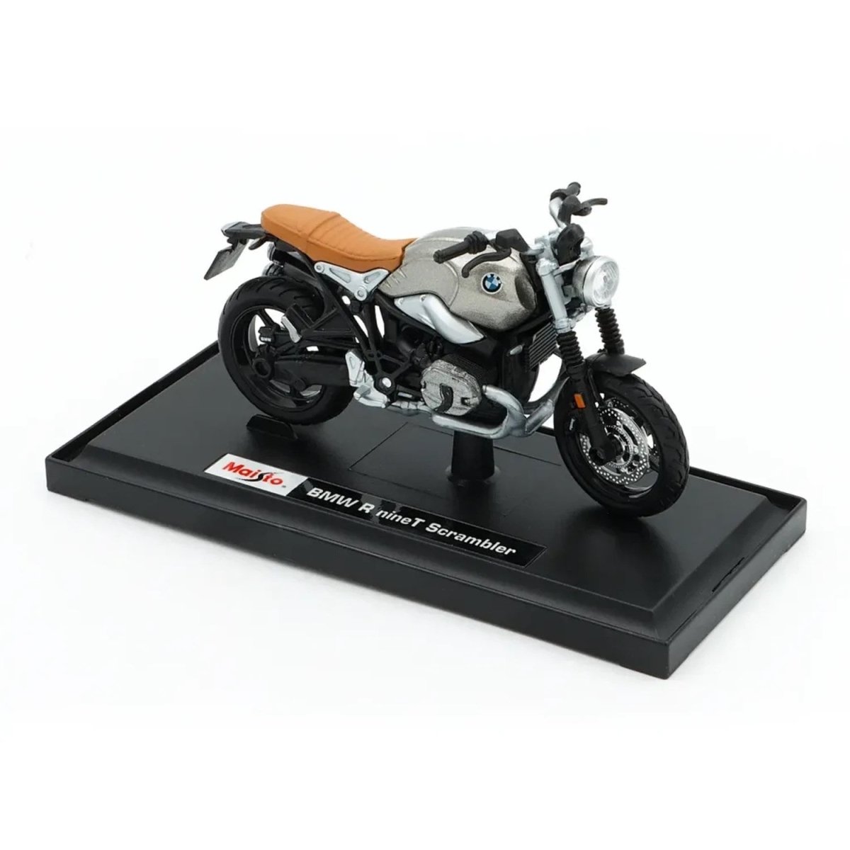 Maisto Special Edition BMW R nineT Scrambler 1:18 Ölçekli, Die - Cast Motosiklet Metal Gövdeli, Detaylı İşçilik ve Sergileme Standlı Koleksiyonluk Model - Roket Oyuncak