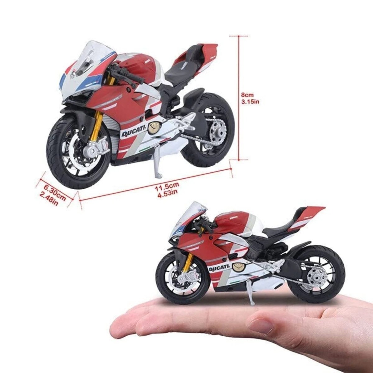 Maisto Special Edition Panigale V4 S Corse 1:18 Ölçekli, Die - Cast Motosiklet Metal Gövdeli, Detaylı İşçilik ve Sergileme Standlı Koleksiyonluk Model - Roket Oyuncak