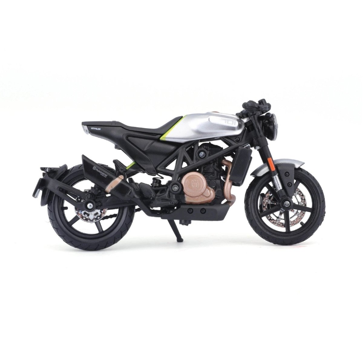 Maisto Special Edition Vitpilen 701 2018 1:18 Ölçekli, Die - Cast Motosiklet Metal Gövdeli, Detaylı İşçilik ve Sergileme Standlı Koleksiyonluk Model - Roket Oyuncak