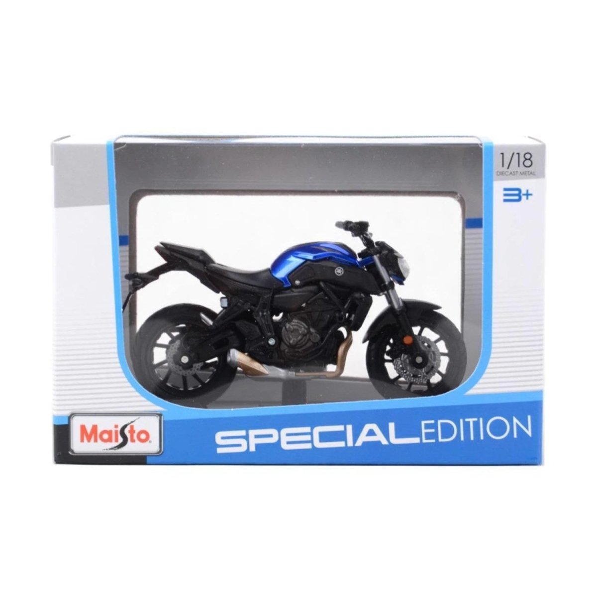 Maisto Special Edition Yamaha MT - 07 2018 1:18 Ölçekli, Die - Cast Motosiklet Metal Gövdeli, Detaylı İşçilik ve Sergileme Standlı Koleksiyonluk Model - Roket Oyuncak