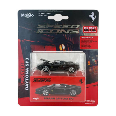 Maisto Speed Icons Ferrari Daytona SP3 Siyah - Roket Oyuncak