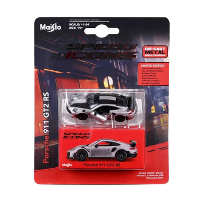 Maisto Speed Icons Porsche 911 GT2 RS Metalik Gri - Roket Oyuncak